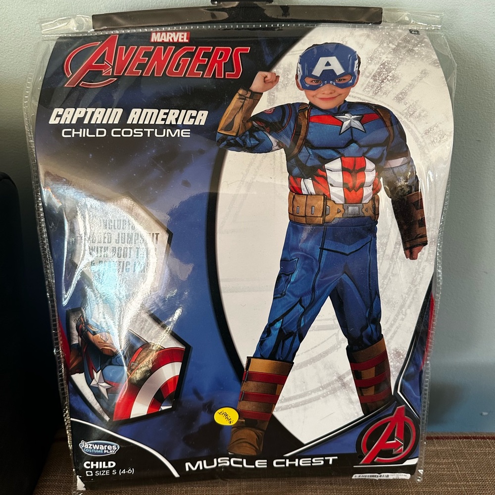 Captain America Child Costume.